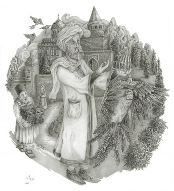 The parrot and the Merchant-Rumi